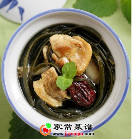 老鸭红枣海带汤
