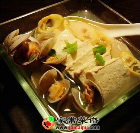 青蛤豆腐汤