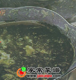 桂鱼菠菜蛋花汤