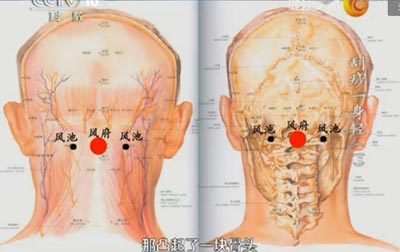 风府穴、风池穴