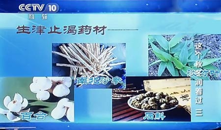 生津止渴药材