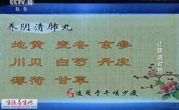 养阴清肺丸