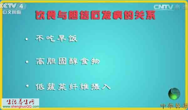 饮食与胆结石发病的关系