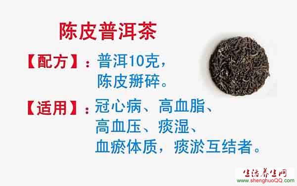 陈皮普洱茶