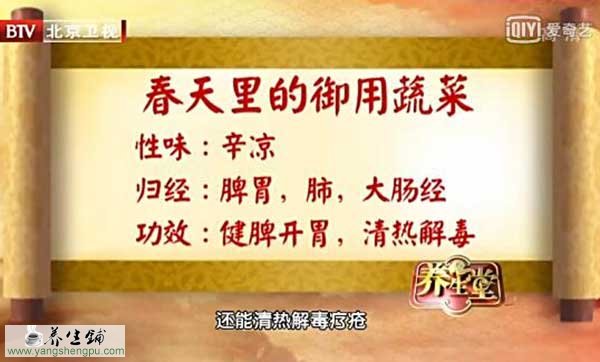 春天里的御用蔬菜