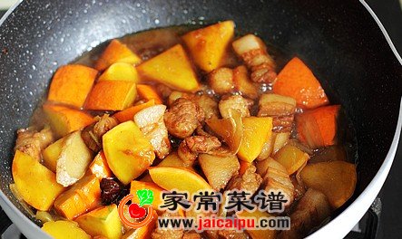 南瓜红烧肉
