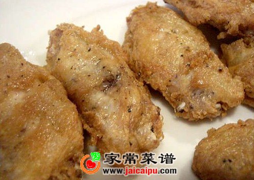 黑胡椒炸鸡翅
