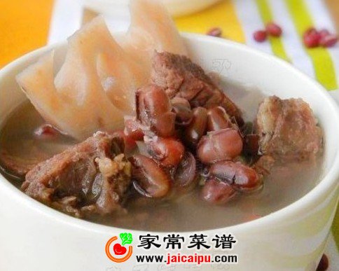 红豆莲藕牛肉汤