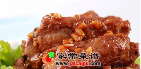 蒜香烤排骨