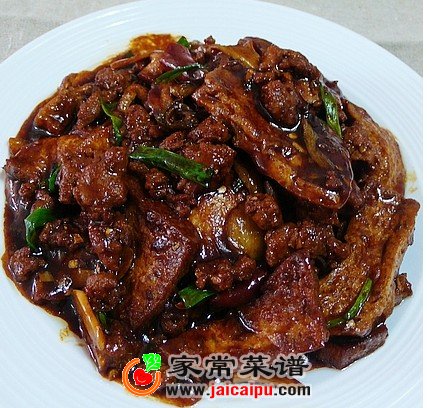 红烧肉末豆腐