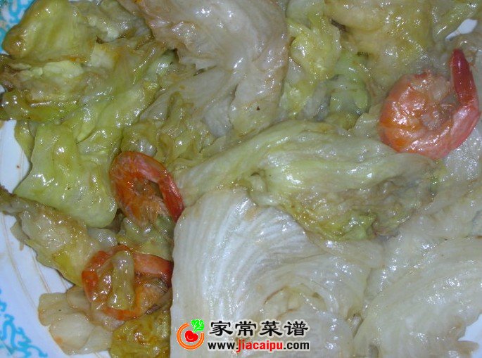 蚝油虾仁生菜