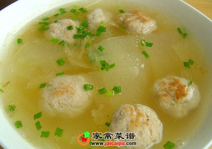 肉饼冬瓜汤