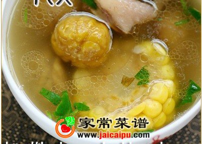 红枣栗子玉米鸡汤