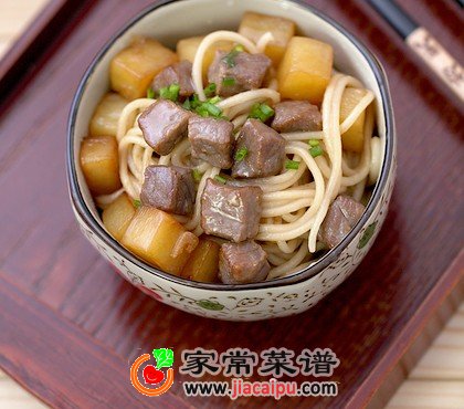 土豆牛肉炒面