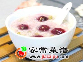 杨梅绿豆粥