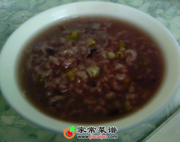 黑米绿豆粥