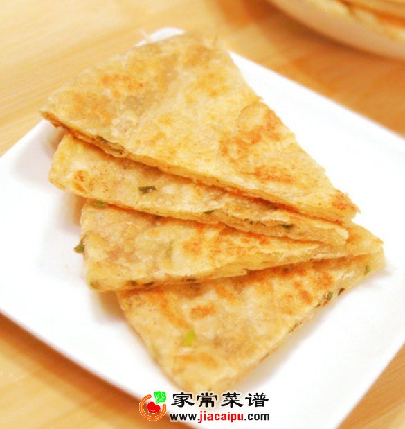 豆渣葱油饼