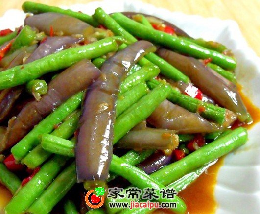 长豆角烧茄子
