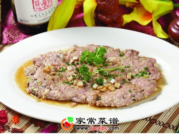 咸鱼蒸肉饼