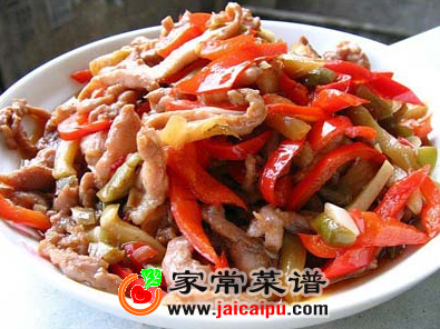 红椒炒肉