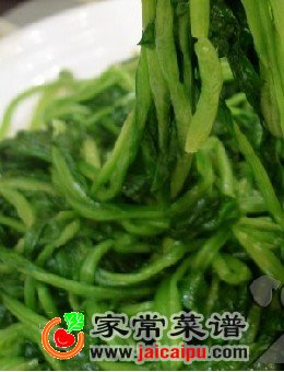 鸡油炒菠菜