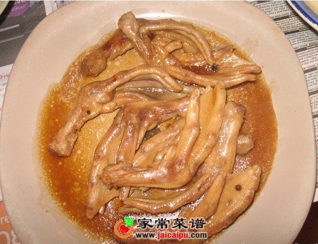 蚝油鸭掌