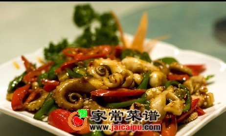 姜汁炒章鱼