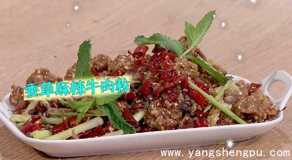 香草麻辣牛肉粒